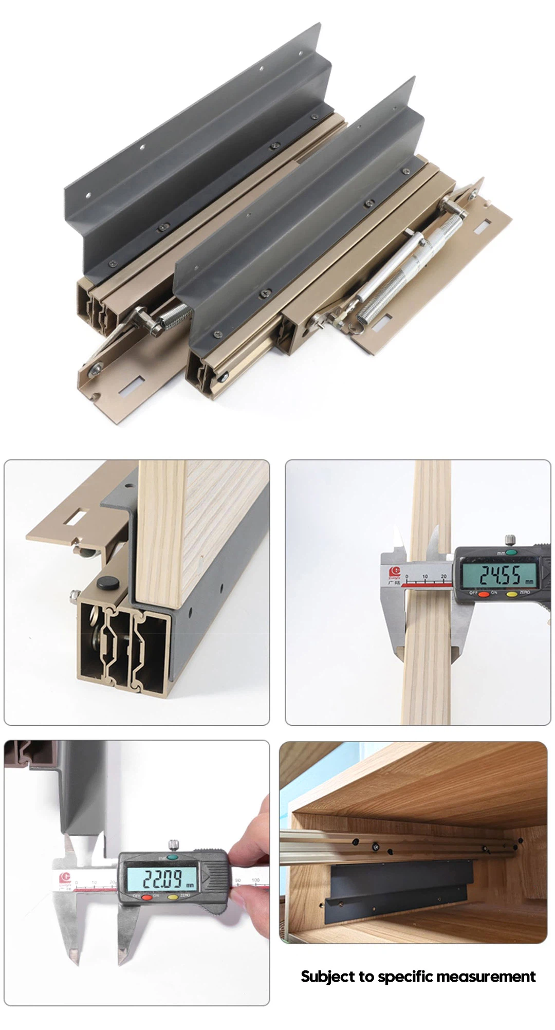 Temax New Type Invisible Edge Desk Rail for Furniture DB5004T Temax New Type Invisible Edge Desk Rail for Furniture DB5004T